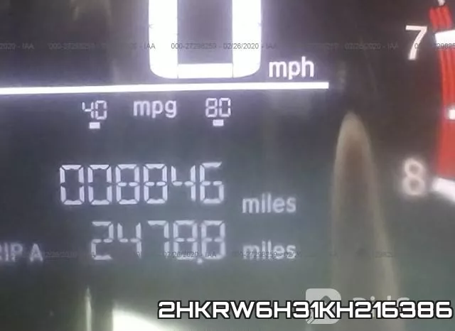 2HKRW6H31KH216386 фото 8