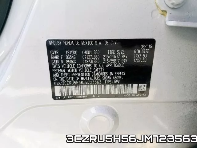 3CZRU5H56JM723563 фото 2