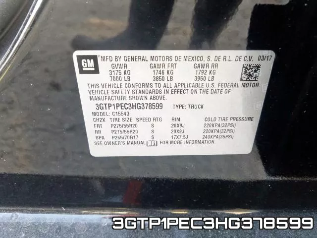 3GTP1PEC3HG378599 фото 2