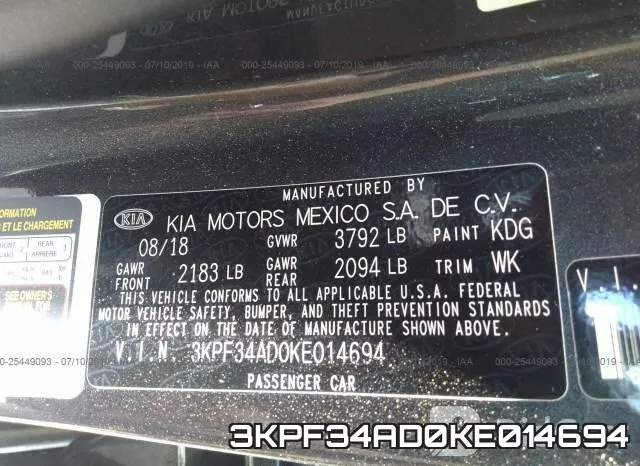 3KPF34AD0KE014694 фото 10