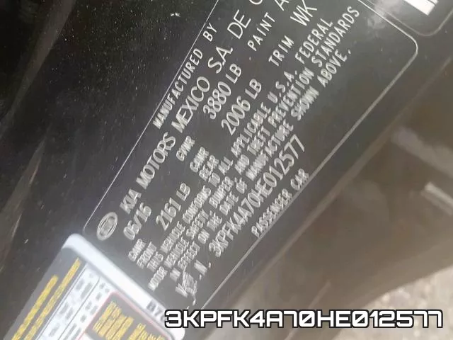 3KPFK4A70HE012577 фото 2