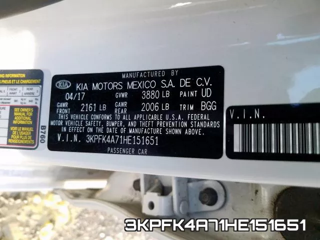 3KPFK4A71HE151651 фото 2