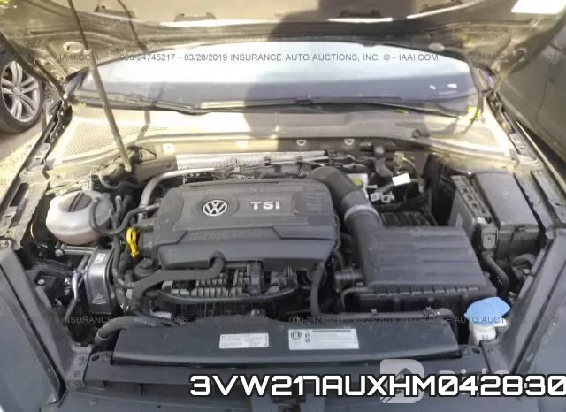 3VW217AUXHM042830 фото 2