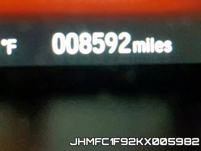 JHMFC1F92KX005982 фото 9