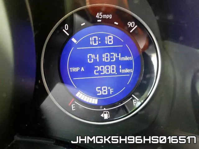 JHMGK5H96HS016517 фото 9