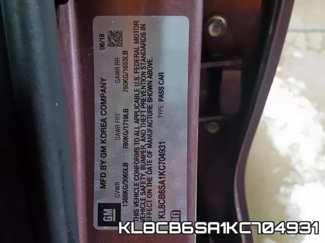 KL8CB6SA1KC704931 фото 2