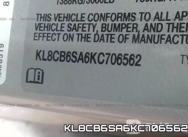 KL8CB6SA6KC706562 фото 10