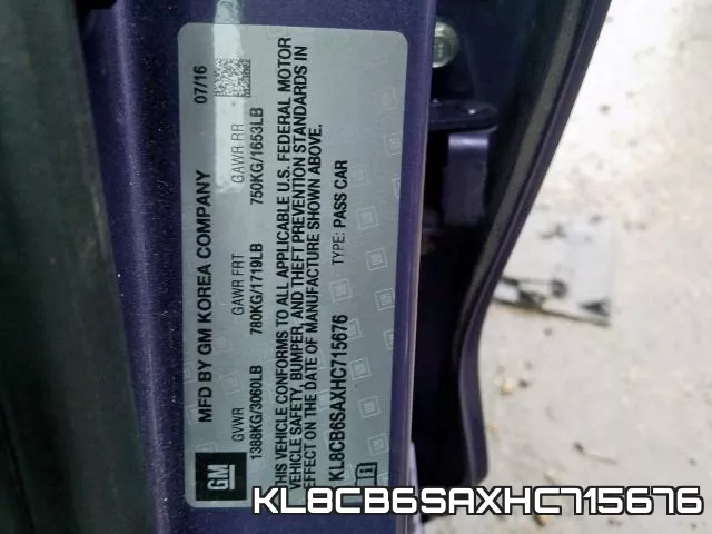 KL8CB6SAXHC715676 фото 2