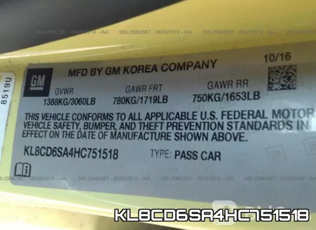 KL8CD6SA4HC751518 фото 10