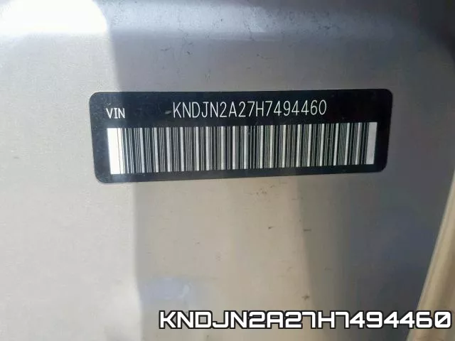 KNDJN2A27H7494460 фото 2