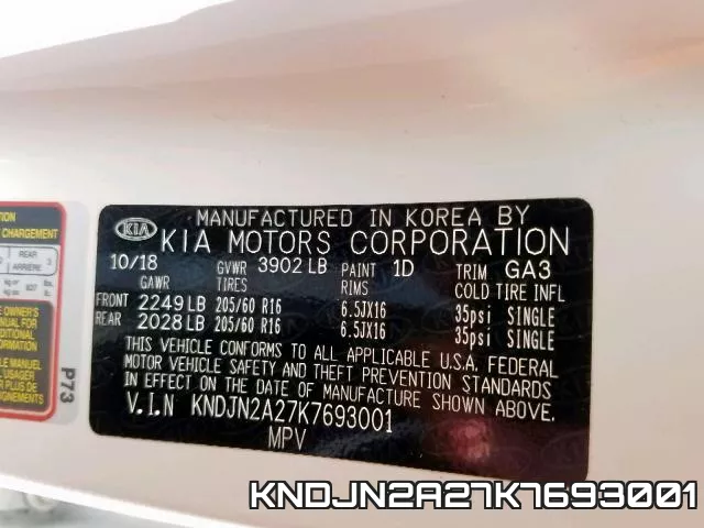 KNDJN2A27K7693001 фото 2