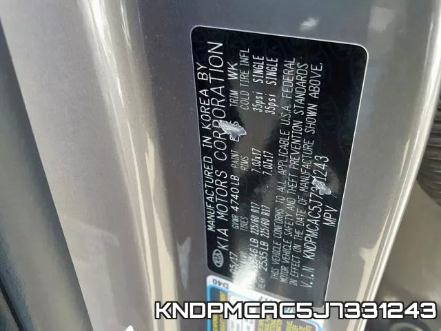 KNDPMCAC5J7331243 фото 2