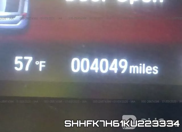 SHHFK7H61KU223334 фото 8