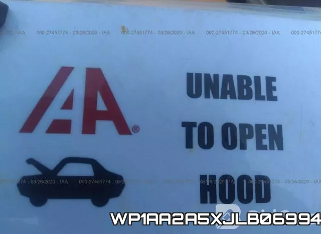 WP1AA2A5XJLB06994 фото 2