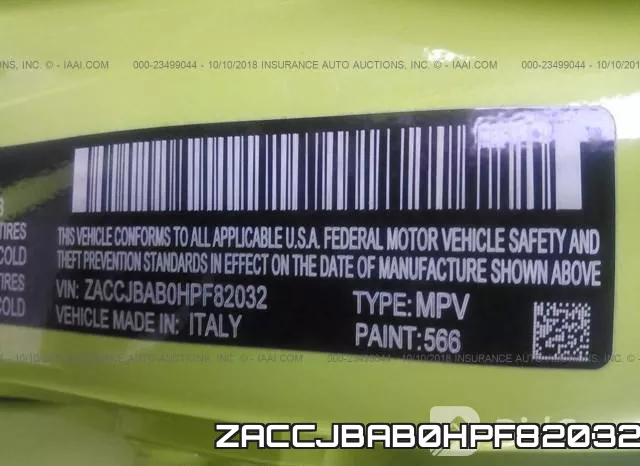 ZACCJBAB0HPF82032 фото 10