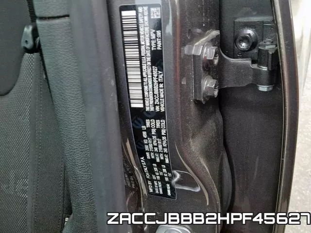 ZACCJBBB2HPF45627 фото 2