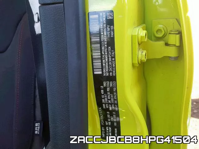 ZACCJBCB8HPG41504 фото 2