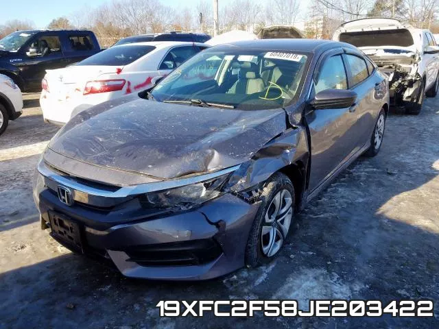 19XFC2F58JE203422 фото 3