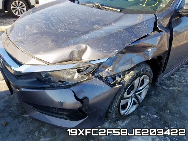 19XFC2F58JE203422 фото 10