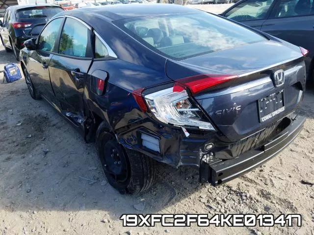 19XFC2F64KE013417 фото 4