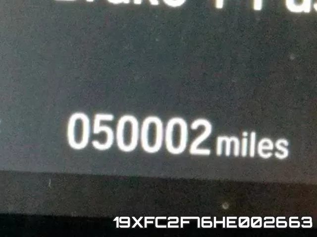 19XFC2F76HE002663 фото 9