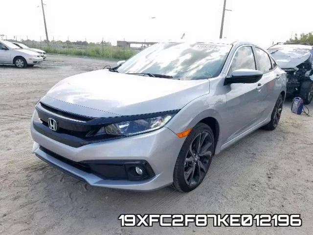 19XFC2F87KE012196 фото 3