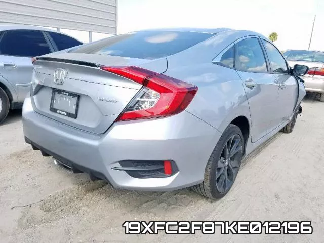 19XFC2F87KE012196 фото 5