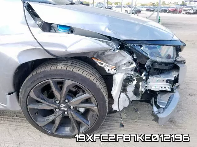 19XFC2F87KE012196 фото 10