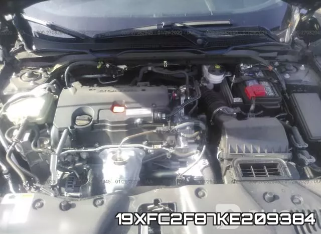 19XFC2F87KE209384 фото 2