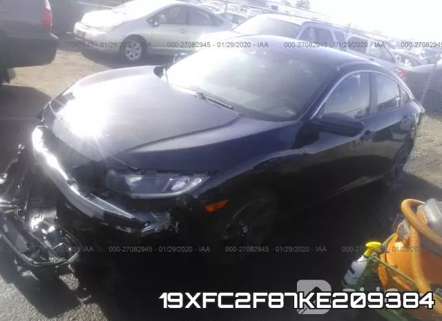 19XFC2F87KE209384 фото 3