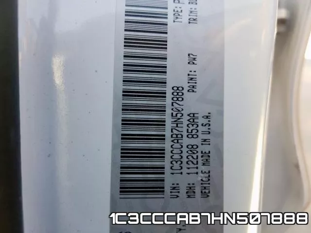1C3CCCAB7HN507888 фото 2