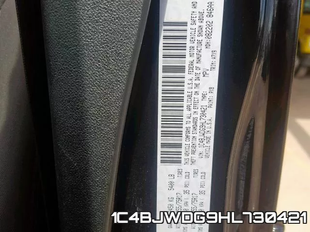 1C4BJWDG9HL730421 фото 2