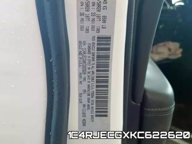 1C4RJECGXKC622620 фото 2