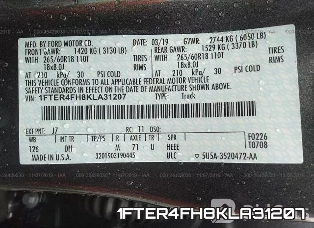 1FTER4FH8KLA31207 фото 10