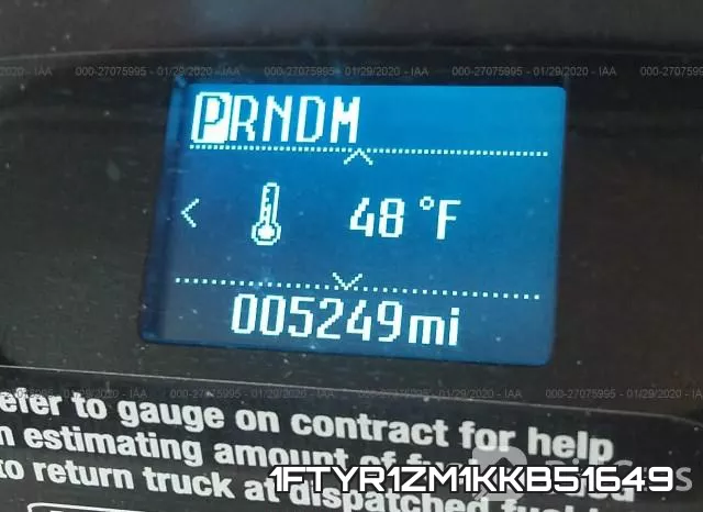 1FTYR1ZM1KKB51649 фото 8