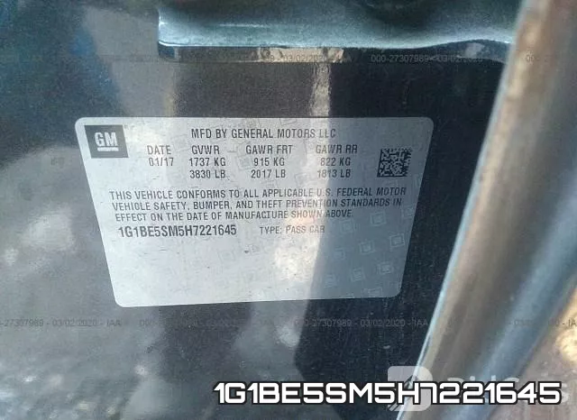 1G1BE5SM5H7221645 фото 10