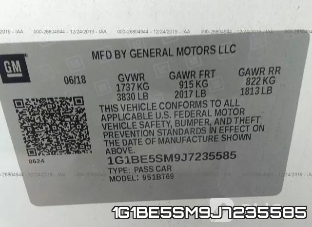 1G1BE5SM9J7235585 фото 10