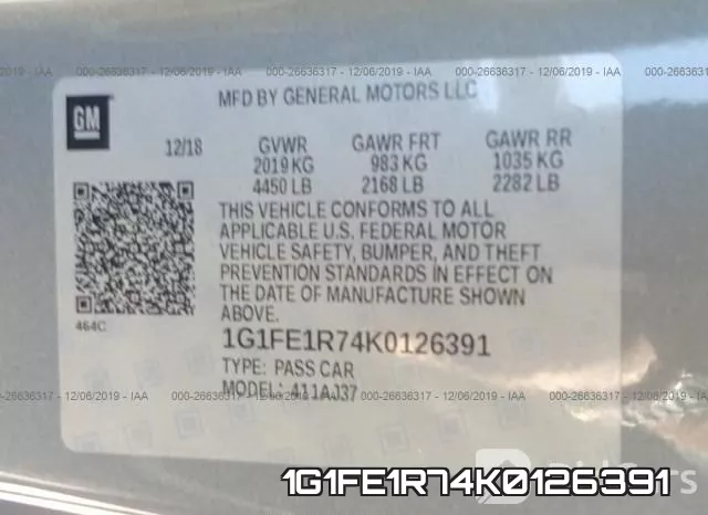 1G1FE1R74K0126391 фото 10