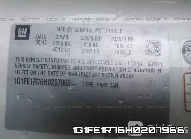 1G1FE1R76H0207966 фото 10