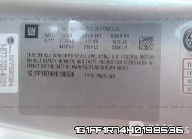 1G1FF1R74H0198536 фото 10