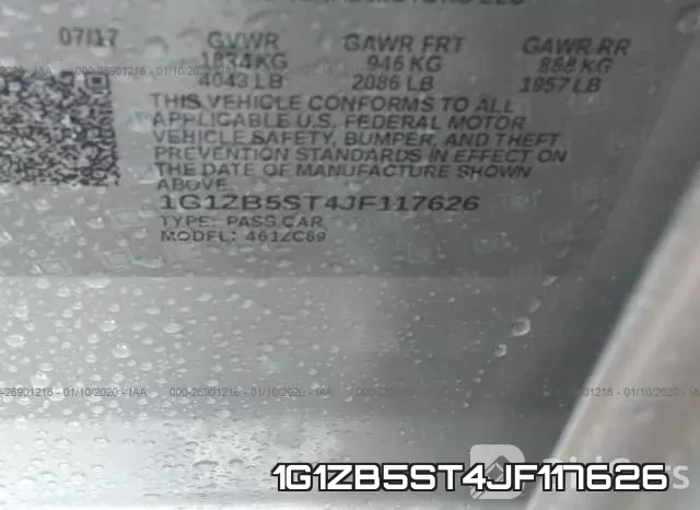 1G1ZB5ST4JF117626 фото 10