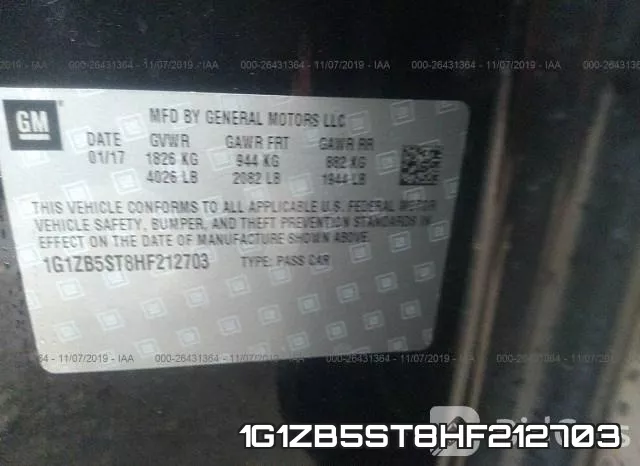 1G1ZB5ST8HF212703 фото 10