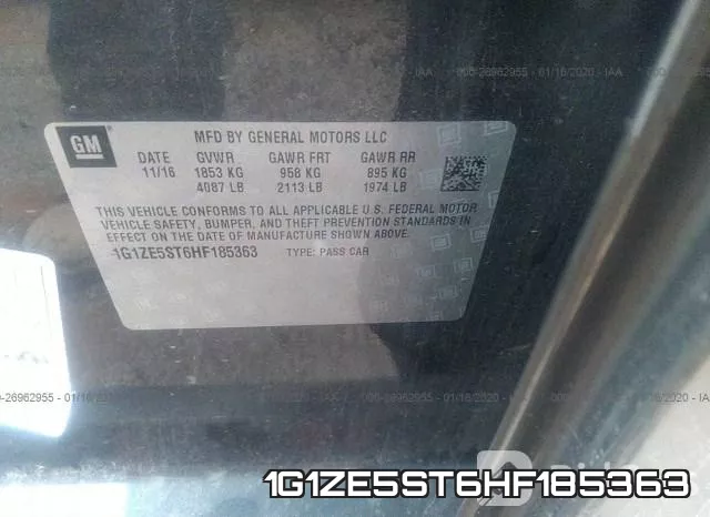 1G1ZE5ST6HF185363 фото 10