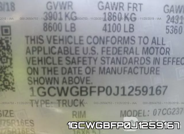 1GCWGBFP0J1259167 фото 10