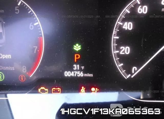 1HGCV1F13KA065363 фото 8