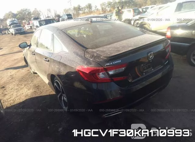1HGCV1F30KA170993 фото 4