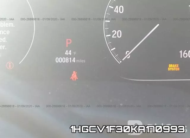 1HGCV1F30KA170993 фото 8