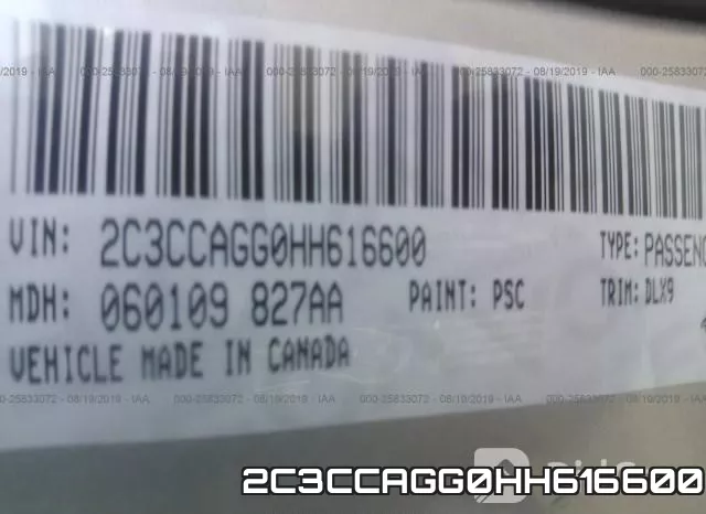 2C3CCAGG0HH616600 фото 10