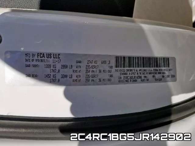 2C4RC1BG5JR142902 фото 2