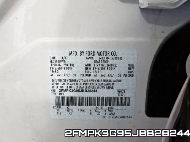 2FMPK3G95JBB28244 фото 2